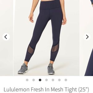 Lululemon Fresh In Mesh Leggings Size 10